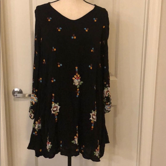[Free People] Oxford Embroidered Mini Dress - Picture 7 of 8